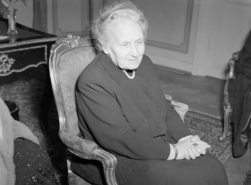 Historical photograph related to Maria Montessori